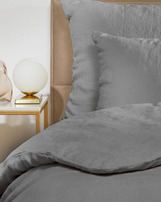 Flax Linen Pillowcase - Stone